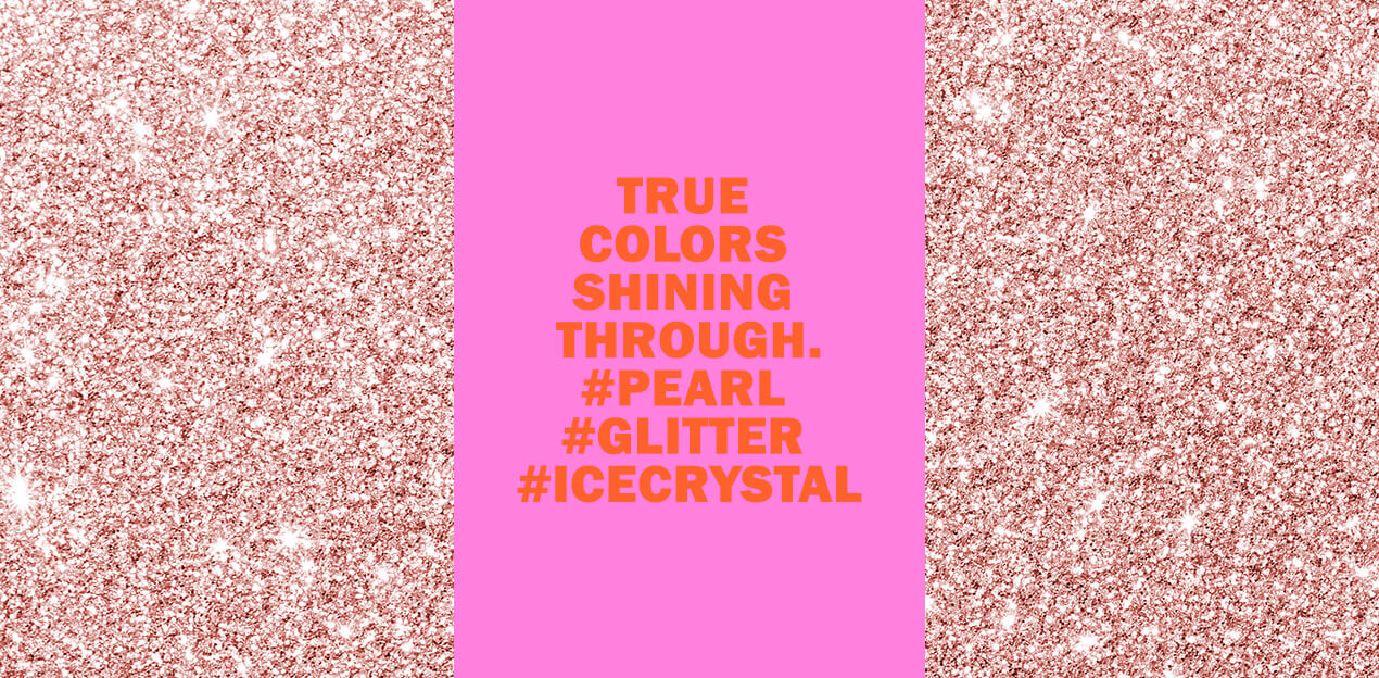 True colors shining through. #PEARL #GLITTER #ICECRYSTAL